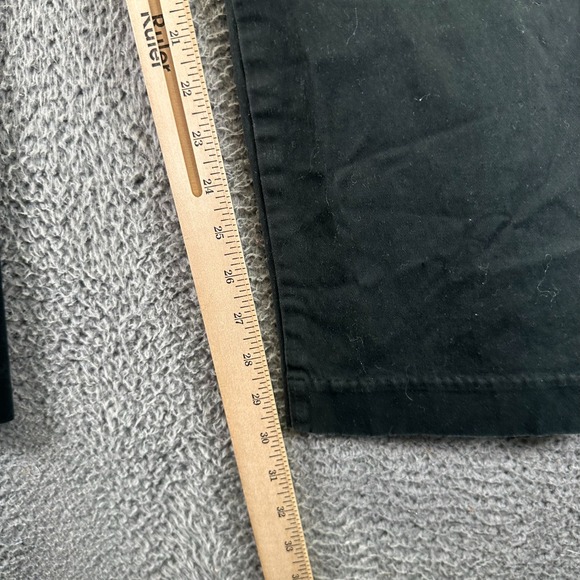 Lee Pant Women 10 Black Cotton Chino Straight Leg Career Business Formal Stretch - Picture 8 of 10